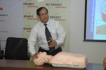 Demonstration of techniques of CPR