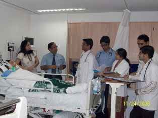 Bedside training for fellows by Dr P K Jain